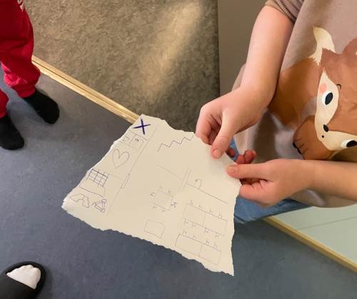 Førskolebarna måtte løse et påskemysterium i førskoleklubben